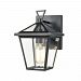 45470/1 - Elk Lighting - Main Street - One Light Outdoor Wall Sconce Black Finish with Clear Glass - Main Street