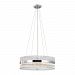 45286/5 - Elk Lighting - Nescott - Five Light Chandelier Polished Chrome Finish with Clear Textured Glass with Clear Crystal - Nescott