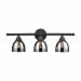 10272/3 - Elk Lighting - Reflections - Three Light Bath Vanity Oil Rubbed Bronze Finish with Chrome-Plated Glass - Reflections