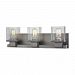 11942/3 - Elk Lighting - Hotelier - Three Light Bath Vanity Weathered Zinc Finish with Clear Glass - Hotelier