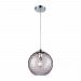 31380/1PRP-LA - Elk Lighting - Watersphere - One Light Mini Pendant Polished Chrome Finish with Purple Hammered Glass - Watersphere