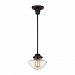 69152-1 - Elk Lighting - Schoolhouse - One Light Mini Pendant Oil Rubbed Bronze Finish with Clear Glass - Schoolhouse