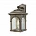 45302/1 - Elk Lighting - Stradelli - One Light Outdoor Wall Lantern Hazelnut Bronze Finish with Clear Rippled Glass - Stradelli