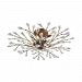 18242/8 - Elk Lighting - Crislett - Eight Light Semi-Flush Mount Sunglow Bronze Finish With Clear Crystal - Crislett