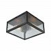 31785/2 - Elk Lighting - Placid - Two Light Flush Mount Oil Rubbed Bronze Finish with Clear Ripple Glass - Placid