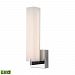 BVL281-10-15 - Elk Lighting - Moderno - 13.8 Inch 10.8W 54 LED Wall Sconce Chrome Finish with White Opal Glass - Moderno