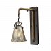 10631/1SCN - Elk Lighting - Hand Formed Glass - One Light Wall Sconce Oil Rubbed Bronze Finish with Antique Mercury Glass - Hand Formed Glass