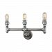10684/3 - Elk Lighting - Cast Iron Pipe - Three Light Bath Vanity Weathered Zinc/Zinc Plating Finish - Cast Iron Pipe