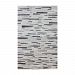 8905-370 - Dimond Home - Joico - 36x60 Inch Hand Stitched Leather Patchwork Rug Grey Finish - Joico