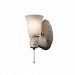 CER-7121-CRB-GBOV-NCKL-GU24-DBAL-15W - Justice Design - American Classics - Heirloom Oval with Uplight Glass Shade Wall Sconce Brushed Nickel E26 Medium Base Dimmable FluorescentChoose Your Options - American ClassicsG��