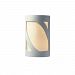 CER-7355W-CRK - Justice Design - Ambiance - Large Prairie Window Open Top and Bottom Outdoor Wall Sconce White Crackle E26 Medium Base IncandescentChoose Your Options - AmbianceG��