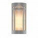 CER-7397W-WHT - Justice Design - Ambiance - Really Big Arch Window Open Top and Bottom Outdoor Wall Sconce Gloss White E26 Medium Base IncandescentChoose Your Options - AmbianceG��