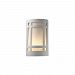 CER-7485W-CKS - Justice Design - Ambiance - Small Craftsman Window Open Top and Bottom Outdoor Wall Sconce Sienna Brown Crackle E26 Medium Base IncandescentChoose Your Options - AmbianceG��