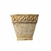 CER-7905W-NAVS - Justice Design - Tuscan Garden - Small Tapered Sconce with Diamond Design Open Top and Bottom Outdoor Wall Sconce Navarro Sand E26 Medium Base IncandescentChoose Your Options - Tuscan GardenG��