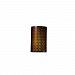 CER-7815W-GRAN - Justice Design - Ambiance - Small Cylinder with Overall Floral Open Top and Bottom Outdoor Wall Sconce Granite E26 Medium Base IncandescentChoose Your Options - AmbianceG��
