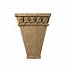CER-7910W-TRAG - Justice Design - Tuscan Garden - Tall Tapered Sconce with Egg and Dart Design Open Top and Bottom Outdoor Wall Sconce Greco Travertine E26 Medium Base IncandescentChoose Your Options - Tuscan GardenG��