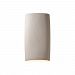 CER-8859-TRAM-GU24-DBAL-15W - Justice Design - Ambiance - Really ADA Big Cylinder Open Top and Bottom Wall Sconce Mocha Travertine E26 Medium Base Dimmable FluorescentChoose Your Options - AmbianceG��