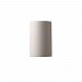 CER-0945W-CRK - Justice Design - Ambiance - Small Cylinder Open Top & Bottom Outdoor Wall Sconce White Crackle E26 Medium Base IncandescentChoose Your Options - AmbianceG��