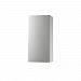 CER-0955W-HMIR - Justice Design - Ambiance - Large Rectangle Open Top and Bottom Outdoor Wall Sconce Hammered Iron E26 Medium Base IncandescentChoose Your Options - AmbianceG��