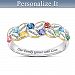 Our Family Of Joy Women's Personalized Birthstone Ring