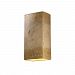 CER-1185-RRST - Justice Design - Ambiance - Really Big Rectangle with Perfs Open Top and Bottom Wall Sconce Real Rust E26 Medium Base IncandescentChoose Your Options - AmbianceG��