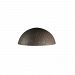 CER-1300W-HMPW - Justice Design - Ambiance - Small Quarter Sphere Downlight Outdoor Wall Sconce Hammered Pewter E26 Medium Base IncandescentChoose Your Options - AmbianceG��