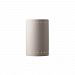 CER-5290-STOC - Justice Design - Ambiance - Large ADA Cylinder with Perfs Closed Top Wall Sconce Carrara Marble E26 Medium Base IncandescentChoose Your Options - AmbianceG��