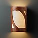 CER-5325-STOA - Justice Design - Ambiance - Small ADA Lantern Open Top and Bottom Wall Sconce Agate Marble E26 Medium Base IncandescentChoose Your Options - AmbianceG��