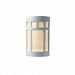 CER-5340W-BIS - Justice Design - Ambiance - Small ADA Prairie Window Closed Top Outdoor Wall Sconce Bisque E26 Medium Base IncandescentChoose Your Options - AmbianceG��