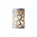 CER-5440W-NAVR - Justice Design - Ambiance - Small ADA Cobblestones Closed Top Outdoor Wall Sconce Navarro Red E26 Medium Base IncandescentChoose Your Options - AmbianceG��