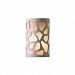 CER-5445-NAVS-GU24-DBAL-15W - Justice Design - Ambiance - Small ADA Cobblestones Open Top and Bottom Wall Sconce Navarro Sand E26 Medium Base Dimmable FluorescentChoose Your Options - AmbianceG��