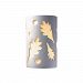 CER-5475-WHT - Justice Design - Ambiance - Large ADA Oak Leaves Open Top and Bottom Wall Sconce Gloss White E26 Medium Base IncandescentChoose Your Options - AmbianceG��
