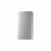 CER-5910W-CRK - Justice Design - Ambiance - Small ADA Rectangle Closed Top Outdoor Wall Sconce White Crackle E26 Medium Base IncandescentChoose Your Options - AmbianceG��