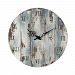 128-1008 - Elk Home - 16 Inch Roman Numeral Outdoor Wall Clock Belos Dark Blue Finish -
