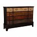643545 - Elk Home - Basil - 66 Inch Cottage Chest Ash Black Stain/Artisan Stain/Heritage Grey Stain Finish - Basil