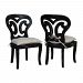 694509P - Elk Home - Artifacts - 39 Inch Side Chair (Set of 2) Vintage Noir Finish - Artifacts