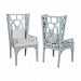 694010P - Elk Home - Manor - 47.5 Inch Wing Back Chair (Set of 2) Cool Mist Finish - Manor