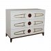 7011-1516 - Elk Home - Bang - 48 Inch 6-Drawer Chest Cappuccino Foam/Polished Brass/Brown Stain Finish - Bang
