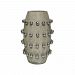 7011-1544 - Elk Home - Ball - 16.5 Inch Vase Waxed Concrete/Polished Aluminum Finish - Ball