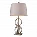 D1494 - Elk Home - Donora - One Light Table Lamp Silver Leaf Finish with Milano Off-White Shade - Donora