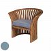 2317003SO - Elk Home - GuildMaster - 23 Inch Outdoor Barrel Chair Cushion Sea Green Finish - GuildMaster