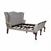 954502 - Elk Home - Jefferson - 96 Inch Queen Sleigh Bed Natural Aged Stain Finish - Jefferson