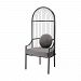 3200-193 - Elk Home - Kahuna - 27 Inch Chair Black/Grey Velvet Finish - Kahuna