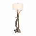 7011-291 - Elk Home - Hounslow Heath - One Light Floor Lamp Natural Finish with Off-White Fabric Shade - Hounslow Heath
