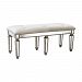 3183-006 - Elk Home - Jules - 48.2 Inch Mirrored Bench Clear Mirror/Washed Wood Finish - Jules