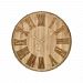 351-10637 - Elk Home - Mula - 31.5 Inch Wall Clock Natural Wood Finish - Mula