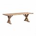6118501 - Elk Home - The Grove - 96 Inch Indoor/Outdoor Trestle Table Euro Teak Oil Finish - The Grove