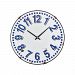 351-10746 - Elk Home - Twin Cities - 16 Inch Wall Clock White/Navy Finish - Twin Cities