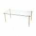 1203-011 - Elk Home - On Point - 39.37- Inch Coffee Table Gold/White Finish - On Point