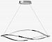 83385 - Elan-Lighting-Canada - Meridian - 53 Inch 61W 612 LED Island Pendant Chrome Finish with Clear Acrylic Etched Glass - Meridian